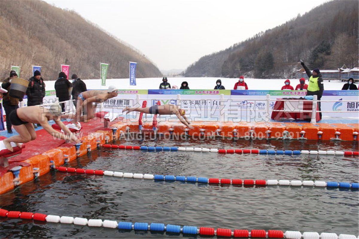 吉林白山体彩杯大众冬泳邀请赛 (1)